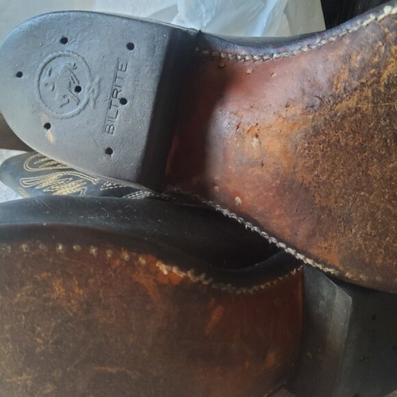 Men's Cowboy boots black by  BILTRITE - Picture 8 of 12